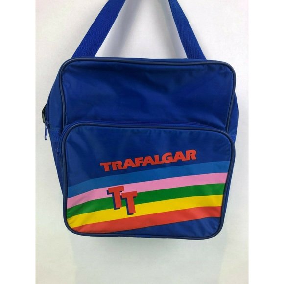 Vintage Trafalgar Rainbow Crossbody Adjustable Str - Picture 1 of 6